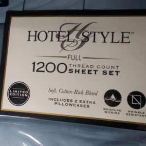 Soft Full bed sheet set -blue